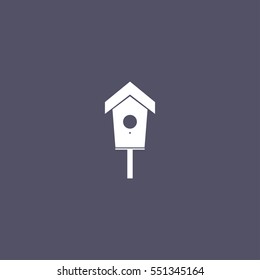 simple birdhouse icon