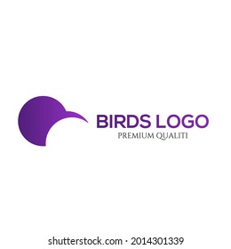 Simple birds logo design concept modern,bird flat logo,element, graphic, design