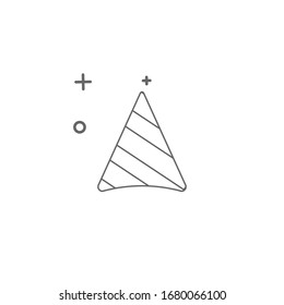plantilla de diseño de icono de cumpleaños simple