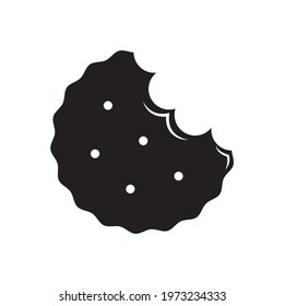 Simple biscuit icon. Food icon. Vector Illustration Eps10