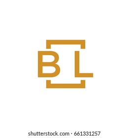 Simple BL initial Logo designs template