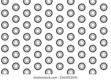 simple black ash color circle pattern