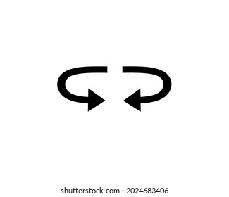 einfaches Symbol für schwarze Rückseite