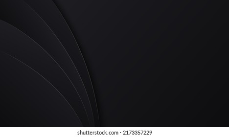 simple black background, abstract vector