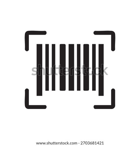 A simple, black barcode encased in square brackets, isolated on a clean white backdrop.