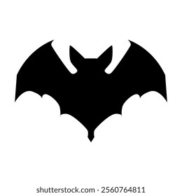  simple black bat animal silhouette