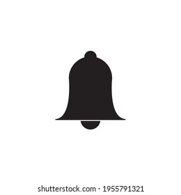 simple icono de campana negra. para plantillas, etiquetas, logotipos