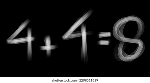 Simple black blackboard background with accretion questions written that have been answered