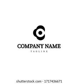 Simple Black C Letter Logo Design