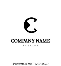 Diseño de logotipo para carta en negro simple