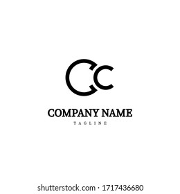 Simple Black C Letter Logo Design