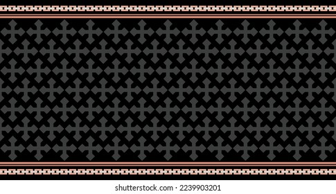 simple black carpet ornament background
traditional carpet vector for textile