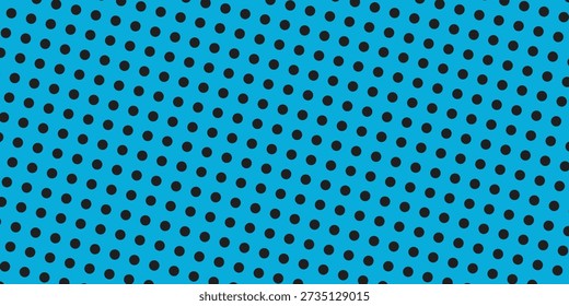  simple black colour ploka dott pattern on blue colour background.