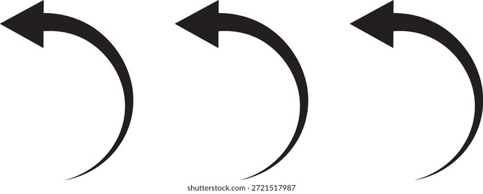 
Einfaches, schwarzes, gekrümmtes Pfeilsymbol, das nach rechts zeigt. Langer, gekrümmter, handgezeichneter Pfeil einzeln. Pfeilsymbol auf transparentem Ping-Hintergrund
