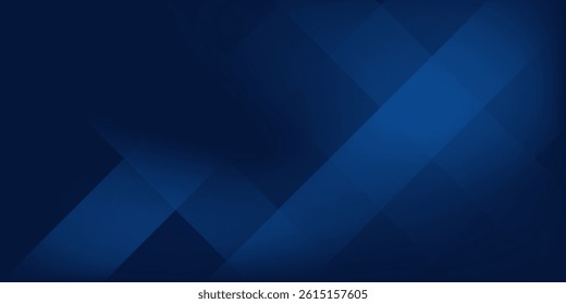 Simple black dark navy blue silver abstract pattern background. Geometric shape. Line triangle angle fold polygon diamond 3D abstract