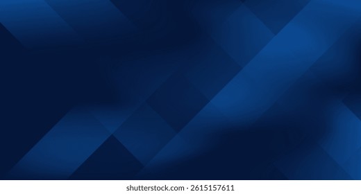 Simple black dark navy blue silver abstract pattern background. Geometric shape. Line triangle angle fold polygon diamond 3D abstract modern
