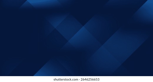 Simple black dark navy blue silver abstract pattern background. Geometric shape modern
