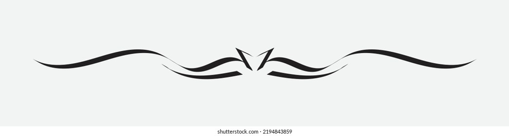 Simple Black Divider Design, Divider Template, border, line