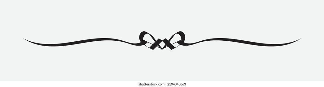 Simple Black Divider Design, Divider Template, border, line