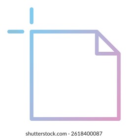 Simple black document icon with plus sign, representing file management, creation and addition
