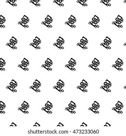 Simple black elegant pattern with white background 2