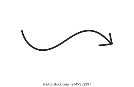 simple black flag arrow symbol art.