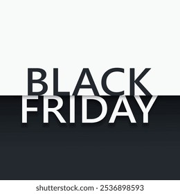 Un simple póster del Viernes Negro algún texto