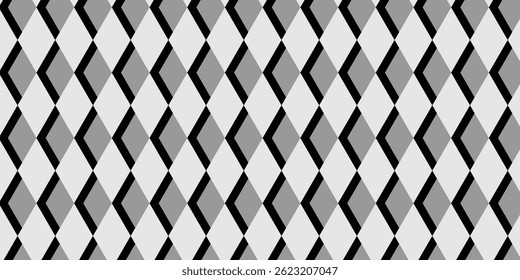 simple black grey rhombus pattern design on grey.