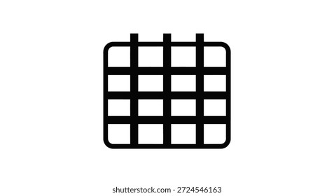 Un patrón de cuadrícula negro simple sobre un fondo blanco que presenta visualmente una silueta distinta