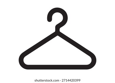 Icono negro simple de la suspensión aislado en fondo transparente