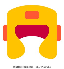 Simple black helmet icon suited for safety, outdoor activities, construction, and industrial branding.
