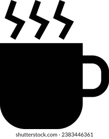Icono negro simple en la mugre