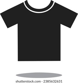 Simple black icon on T-shirt