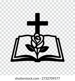 A simple black illustration