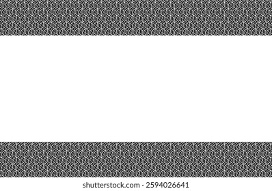 Simple black Japanese pattern frame