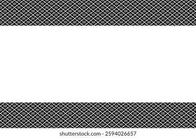 Simple black Japanese pattern frame