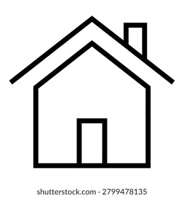 Simple black line drawing