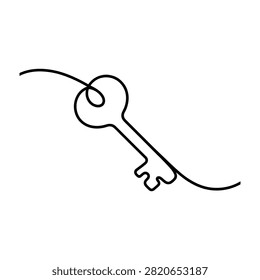 A simple black line