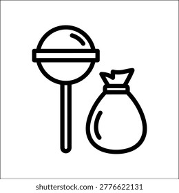 A simple black line