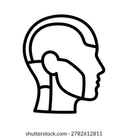 A simple black line