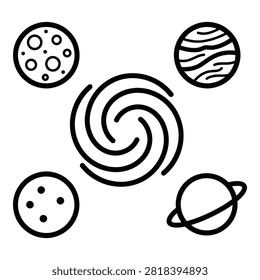 Simple black line drawing