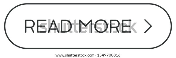 Simple Black Line Icon Button Text Stock Vector (Royalty Free ...