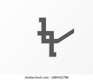 Plantilla de diseño de logotipo para vector de línea negra simple