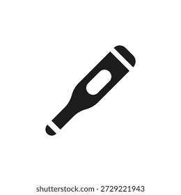 Una ilustración de marcador negro simple en blanco