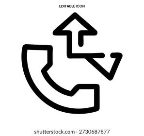 Un simple ícono de contorno negro que representa una flecha curva, sugiriendo redirección o Cargar.