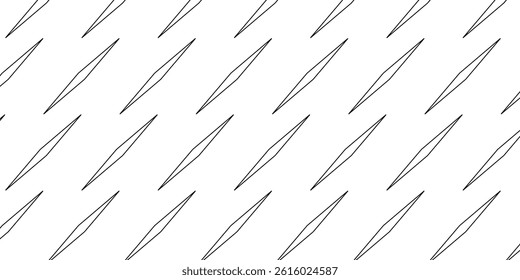 simple black outline slash line pattern.