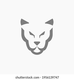 Simple black panther head. The logo is eye catchy and playful but still looks mature and elegant.  business and consulting products, this logo is perfect.