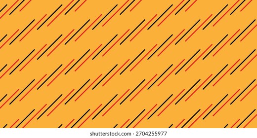 einfaches schwarz-rotes diagonales Linienmuster für Bannerposterhintergrund.