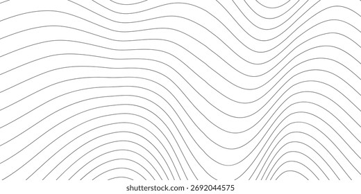 simple black thin line wave pattern design for banner poster background.