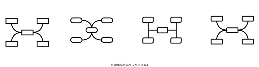Iconos de soporte de torneo negro simple para organizar competiciones. ideal para la planificación de eventos y diseño deportivo.